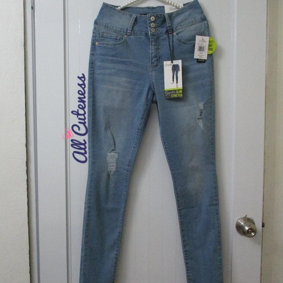ROYALTY FOR ME Denim High Rise Skinny Jeans Size 6 - Picture 1 of 9
